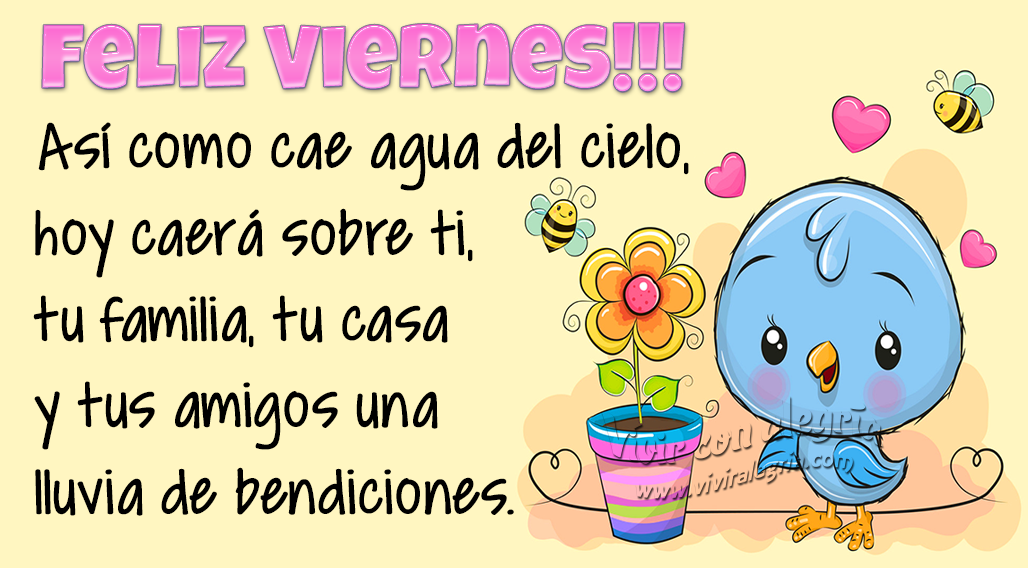 Feliz Viernes Vivir con alegría